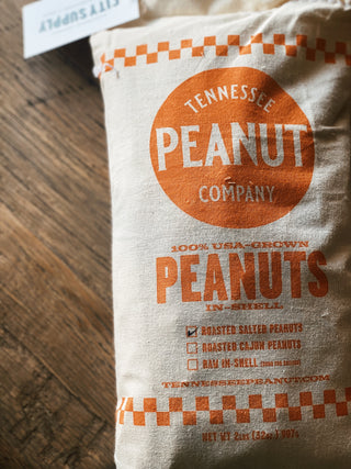 Tennessee Peanaut Co. Salty 2 Pound In-Shell Peanuts