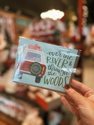 Holiday Jeep Christmas Greeting Card