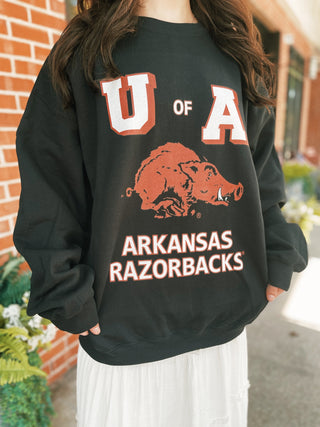 University of Arkansas Black Sweatshirt
