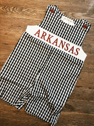 Arkansas Smocked Gingham Johnny