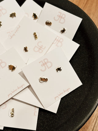 Woo Pig Stud Earrings