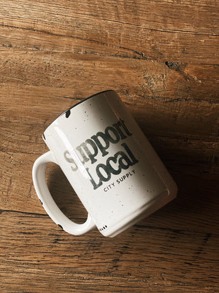 Support Local Distressed Mug