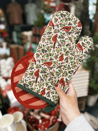 One Canoe Two Paper Co. - Cardinal Pot Holder Set