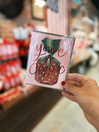 Strawberry Candy Valentine Greeting Card