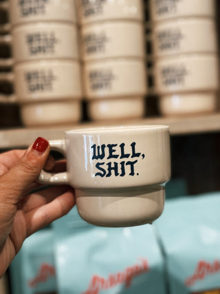 Well, Shit Retro Diner Mug