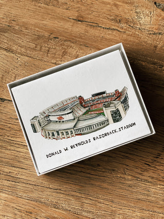 Arkansas Stadium Boxed Note Cards