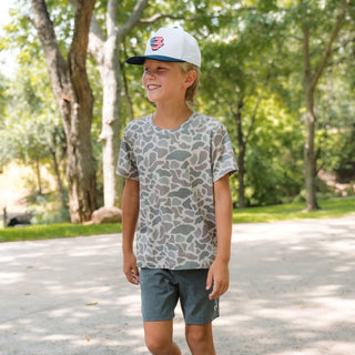 Burlebo- Youth Go-to-tee - Classic Deer Camo