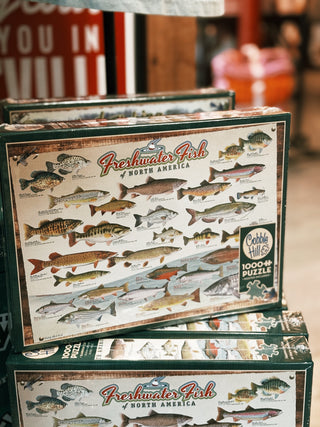 Freshwater Fish of North America- 1000pc puzzle