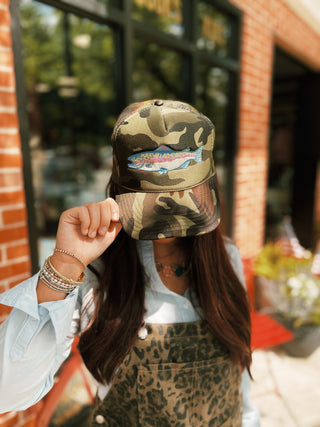 Trout Camo Foam Trucker