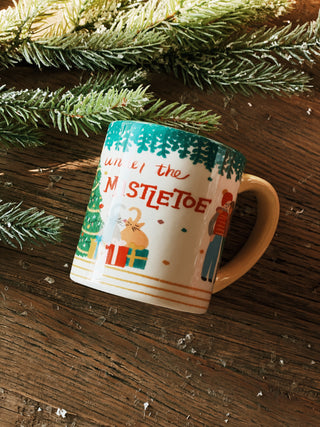 Ceramic Mug w/ Holiday Scene