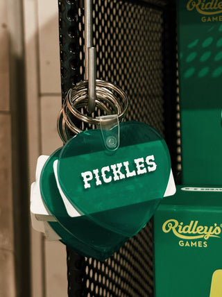 Pickles Heart Keychain