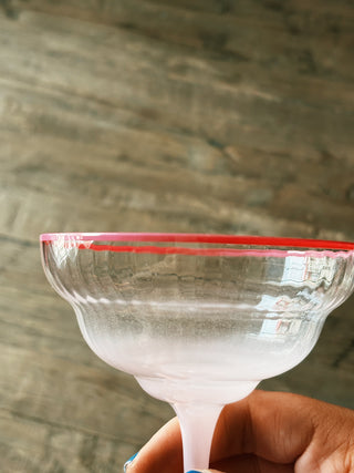 Ombre Margarita Glass- Pink