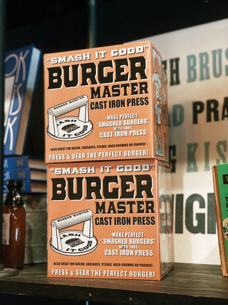 Burger Master- Cast Iron Grill Press