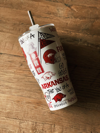 Arkansas Icon Tumbler