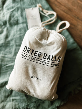 Wool Dryer Balls - Set of 6