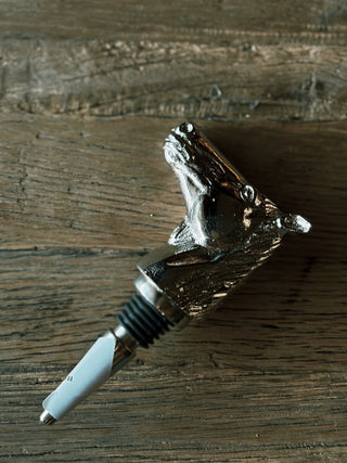 Stainless Steel Horse Head Bottle Stopper