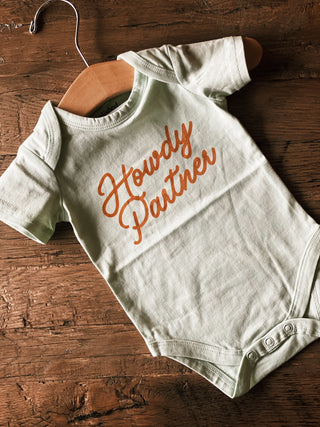 Howdy Partner Baby Onesie- 3 Month