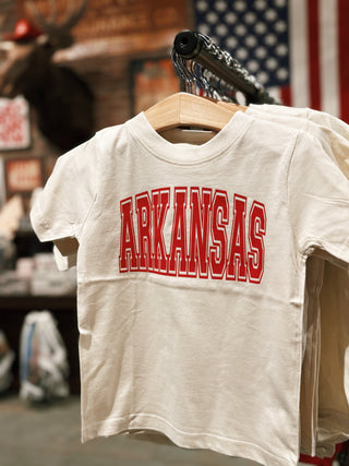 Varsity Arch Arkansas Kids Tee