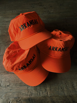Arkansas Rope Hat- Blaze Orange
