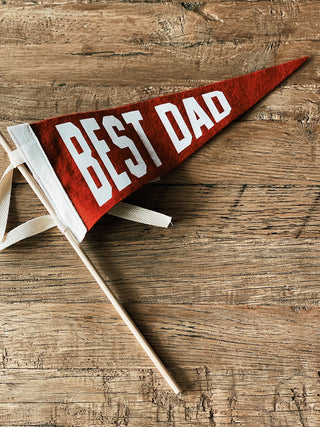 Best Dad- Father's Day Pennant