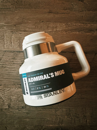 Stanley: Tough To Tip Admiral's Mug - Cream