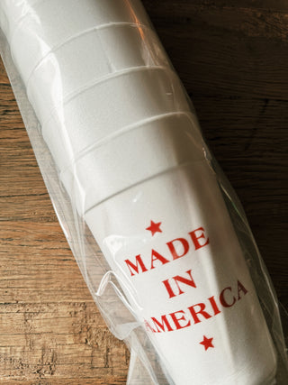 Made In America Foam Cups