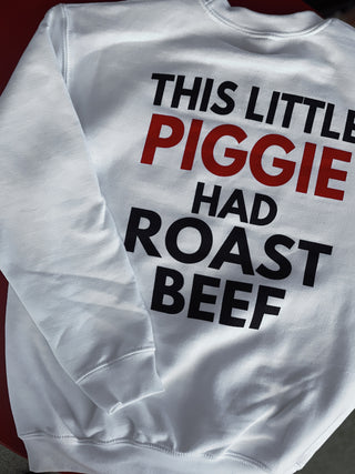 This Little Piggie Had Roast Beef Youth Sweatshirt