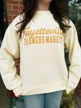 Farmer's Market Mock-Neck  - Butter Yellow
