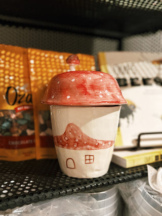 Mushroom Mug w/ Lid
