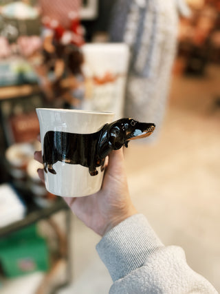 Black Dachshund Mug