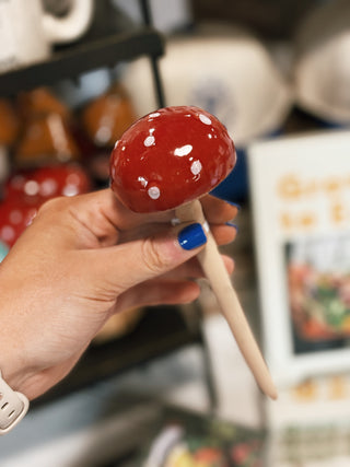 Mushroom Plant Stake