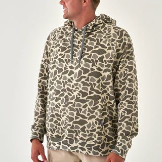 Burlebo - Fleece Hoodie - Classic Deer Camo