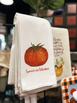 Summer in Arkansas- Tomato Dish Towel