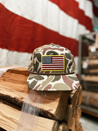Burlebo: American Flag Camo Hat