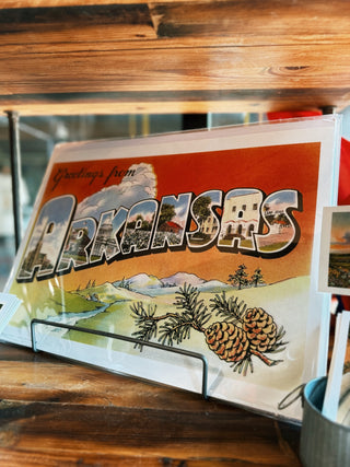 Greetings from Arkansas Art Print