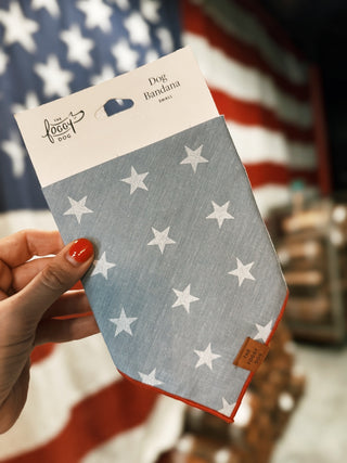 The Foggy Dog: Liberty Dog Bandana: Small