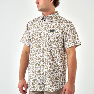 Burlebo Performance Button Up- Into the Wind