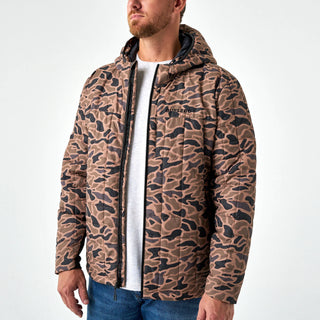 Burlebo: Puffer Jacket - Gauge Camo