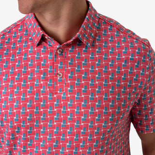 Burlebo- American Flag Polo