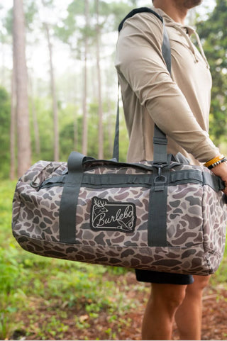 Burlebo: Classic Deer Camo Duffle Bag