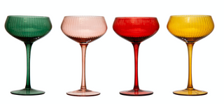 Coupe Glass - Red