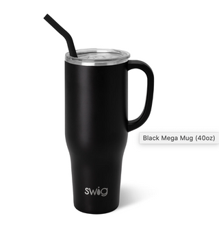 Swig Life: Black Mega Mug