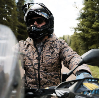 Burlebo: Puffer Jacket - Gauge Camo