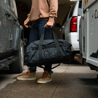 Burlebo- Black Camo Duffle