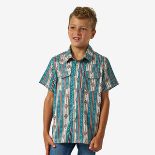 Burlebo: Youth Performance Western Shirt- The Abbott