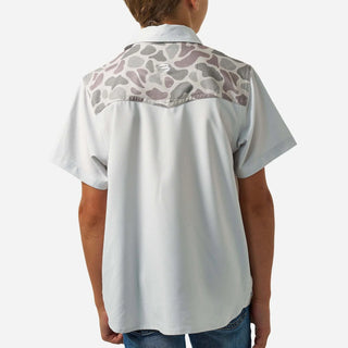 Burlebo: Youth Performance Western Shirt - Bird SZN
