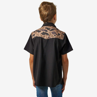 Burlebo: Youth Performance Western Shirt - Deer SZN