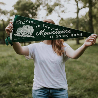 Oxford Pennant - Going to the Mountains is Going Home Pennant