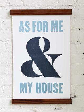 As For Me & My House- Old Try Poster