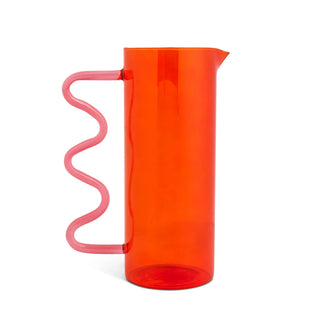 Squiggle Pitcher- Red